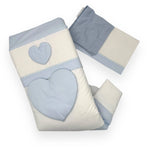 Parure complète de draps + couette déhoussable + taie landau