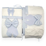 Couette pour lit bébé complète avec draps et tours de lit