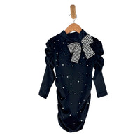 Robe d'hiver en chenille pour fille