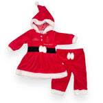 Barboteuse de Noël en chenille pour nouveau-né, Mère Noël