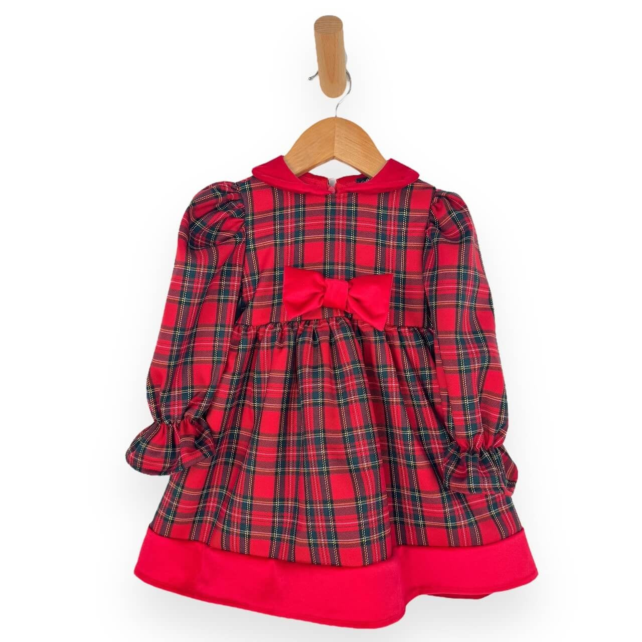 Robe écossaise petite fille