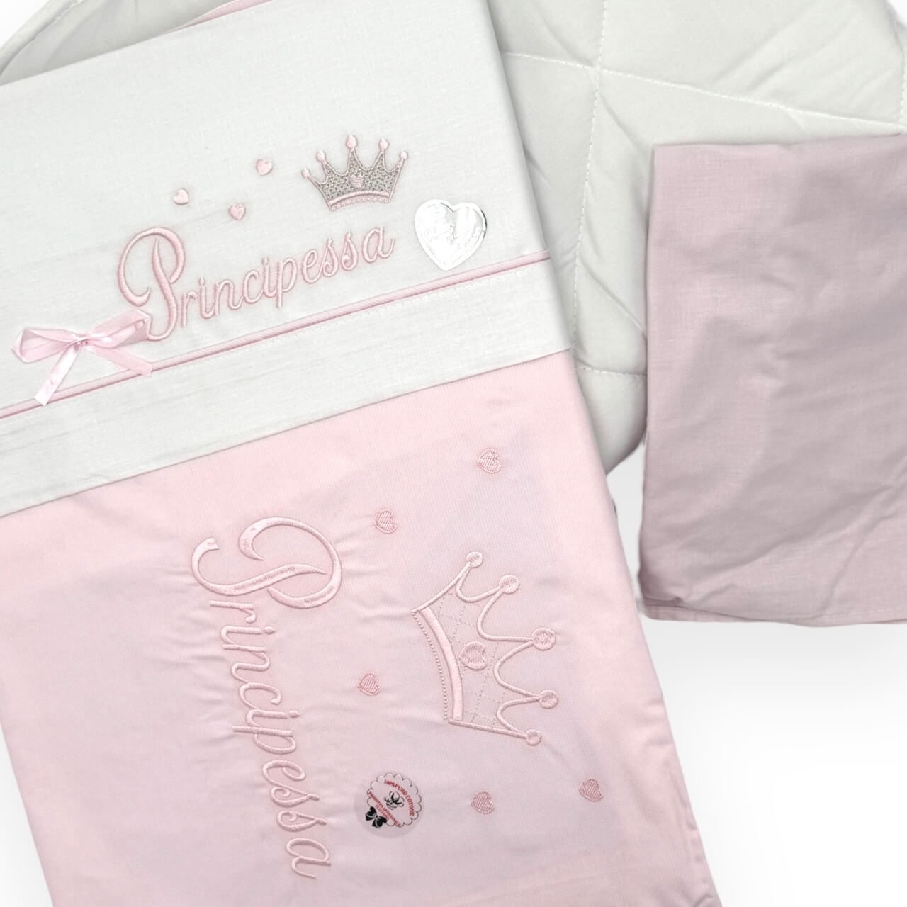 Draps Princesse Complets + Couverture Hiver Amovible Lit bébé/poussette