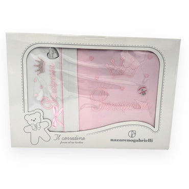 Draps Princesse Complets + Couverture Hiver Amovible Lit bébé/poussette