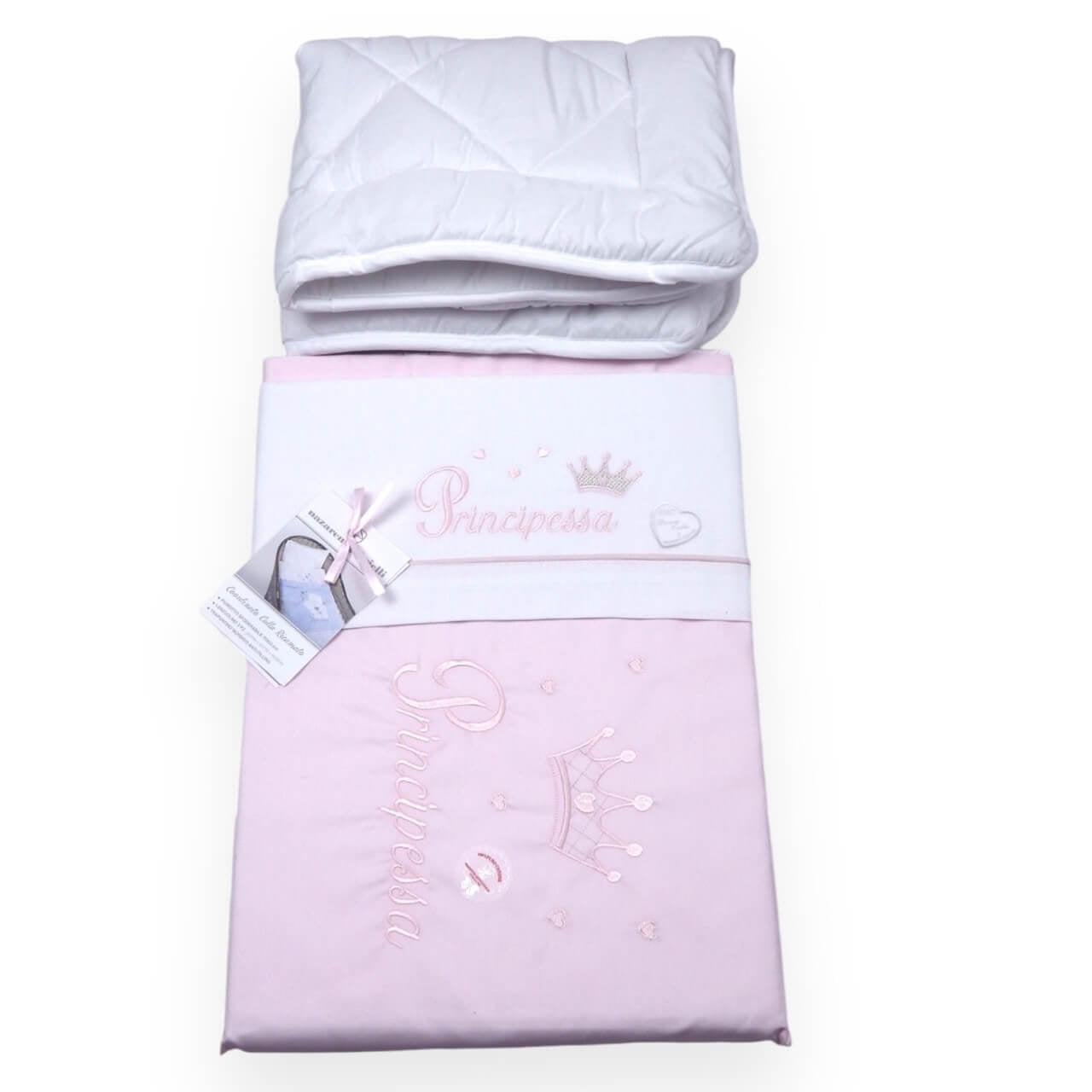 Draps Princesse Complets + Couverture Hiver Amovible Lit bébé/poussette