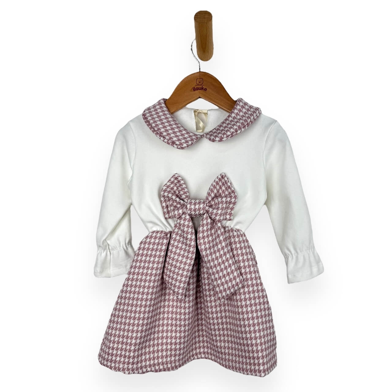 Robe chaude en coton pour bébé fille