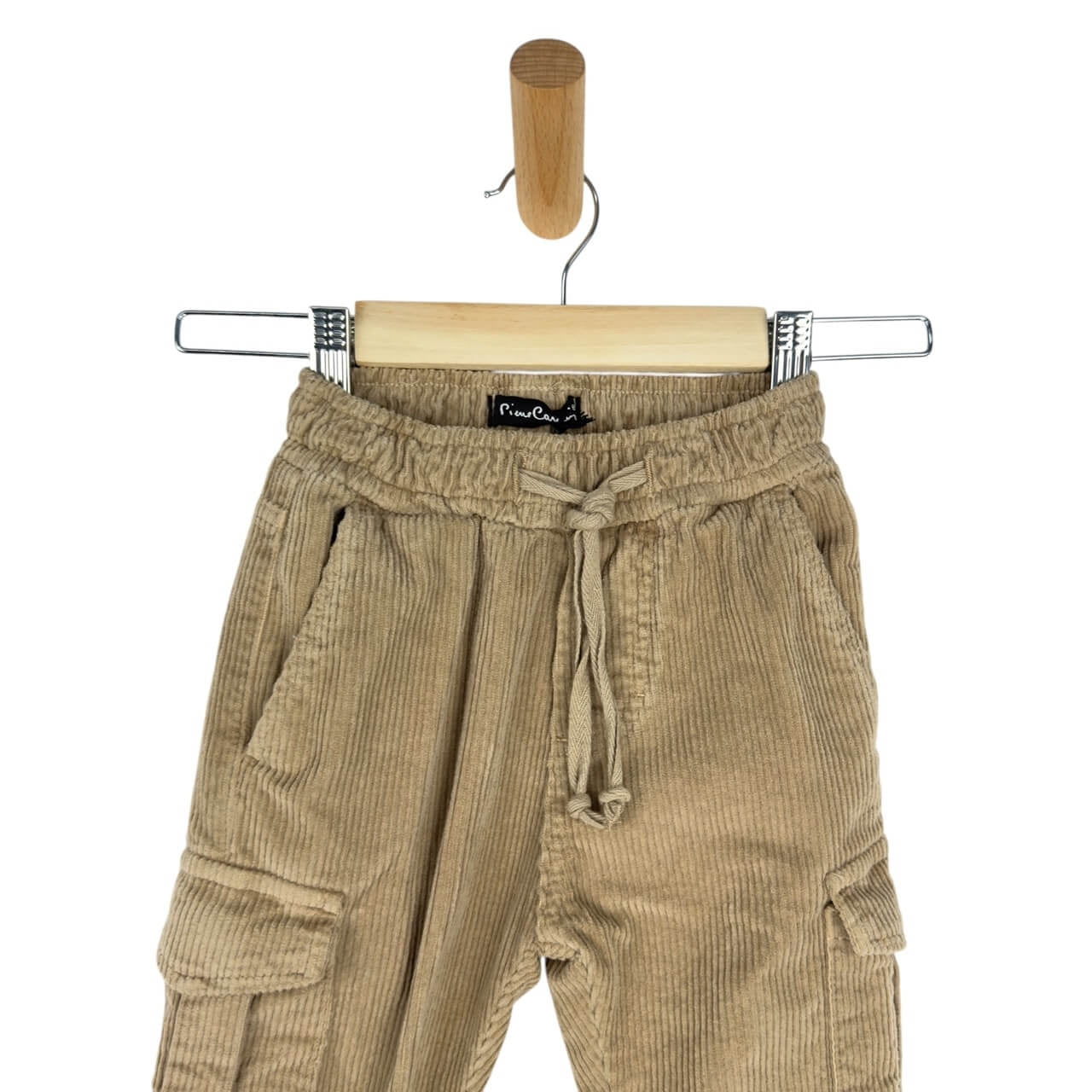 Pantalon cargo en velours avec poches - Pierre Cardin