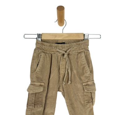 Pantalon cargo bébé en velours avec poches - Pierre Cardin