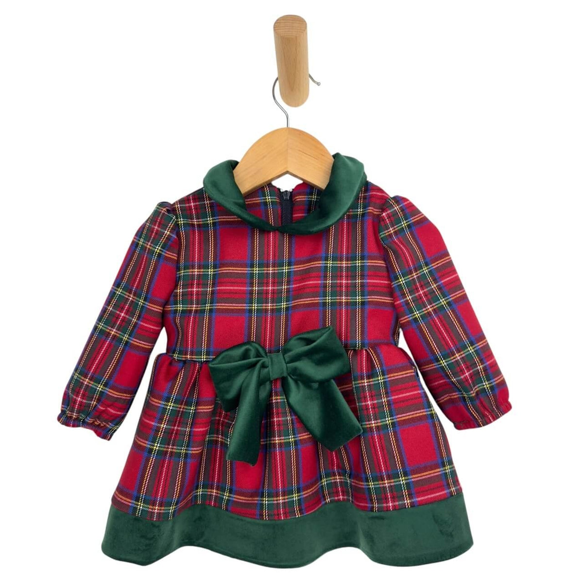 Robe écossaise pour bébé fille