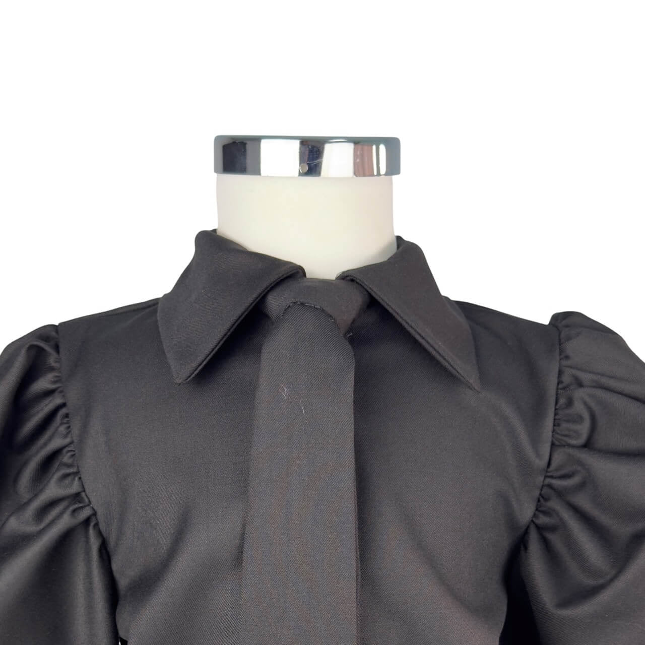Chemise en flanelle avec cravate pour fille 