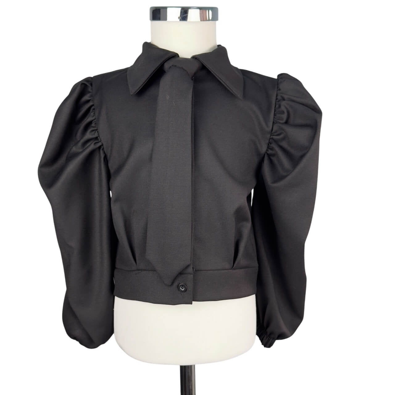 Chemise en flanelle avec cravate pour fille 