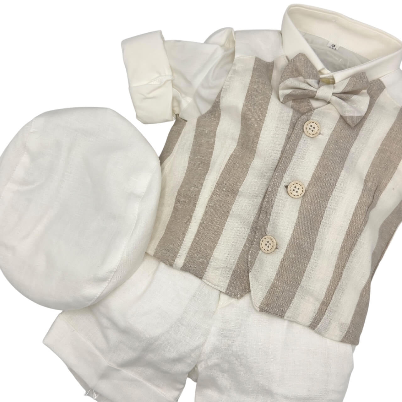 Robe en lin pour nouveau-né