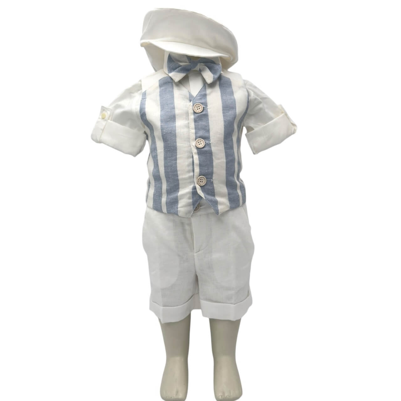 Robe en lin pour nouveau-né