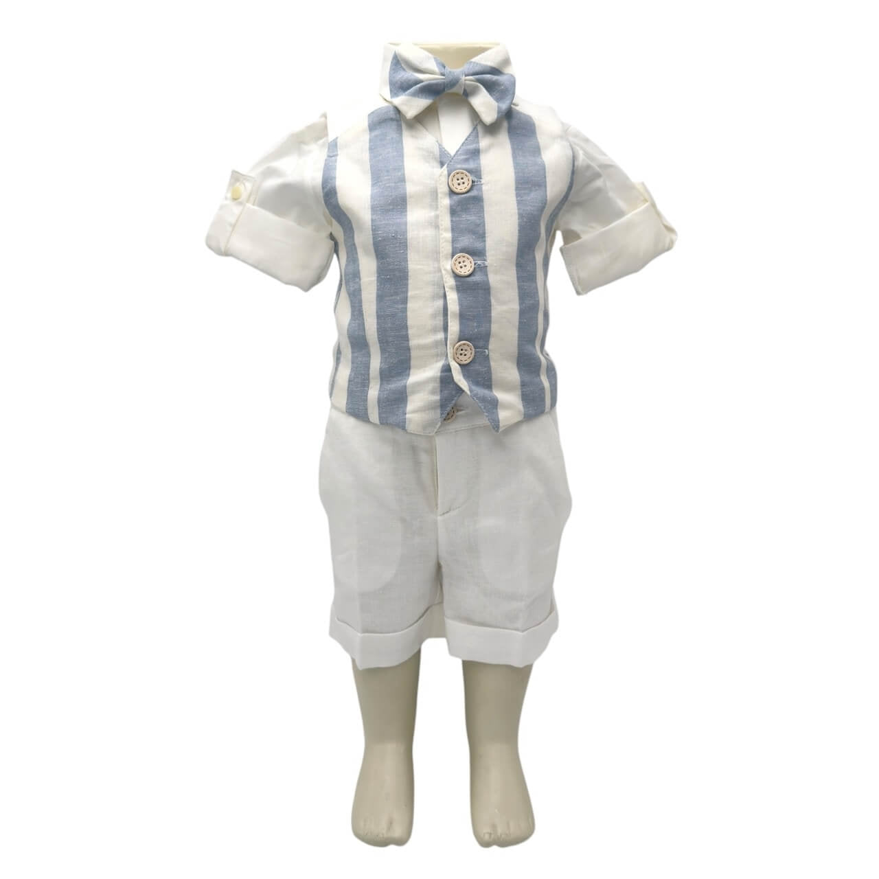 Robe en lin pour nouveau-né