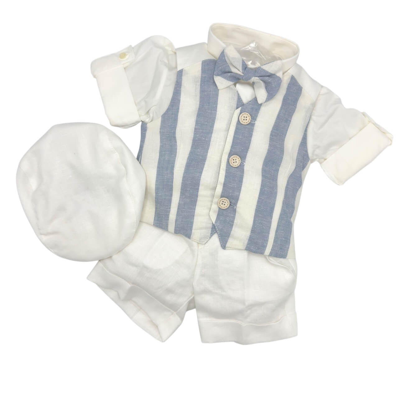 Robe en lin pour nouveau-né