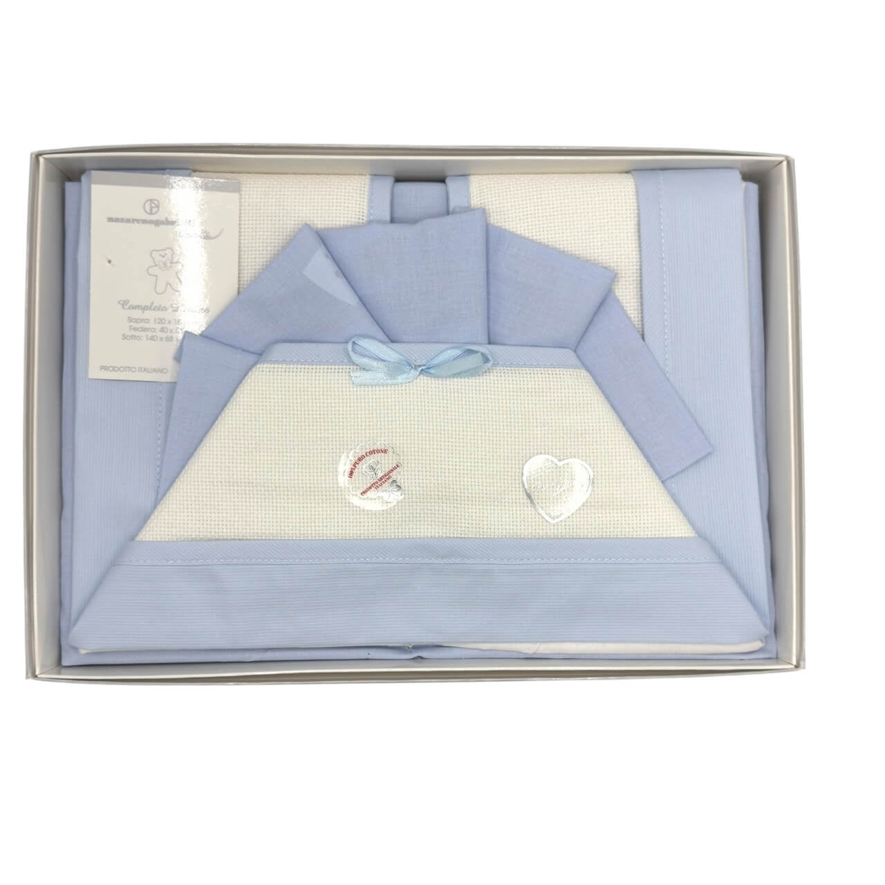 Berceau/berceau entièrement brodé avec toile Aida 100% coton