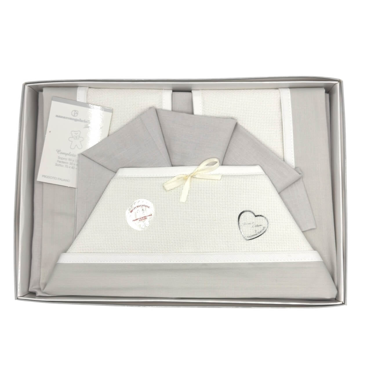 Berceau/berceau entièrement brodé avec toile Aida 100 % coton