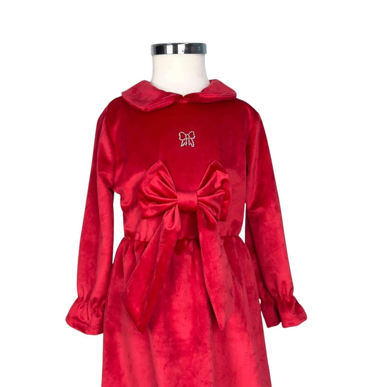 Robe en velours pour fille