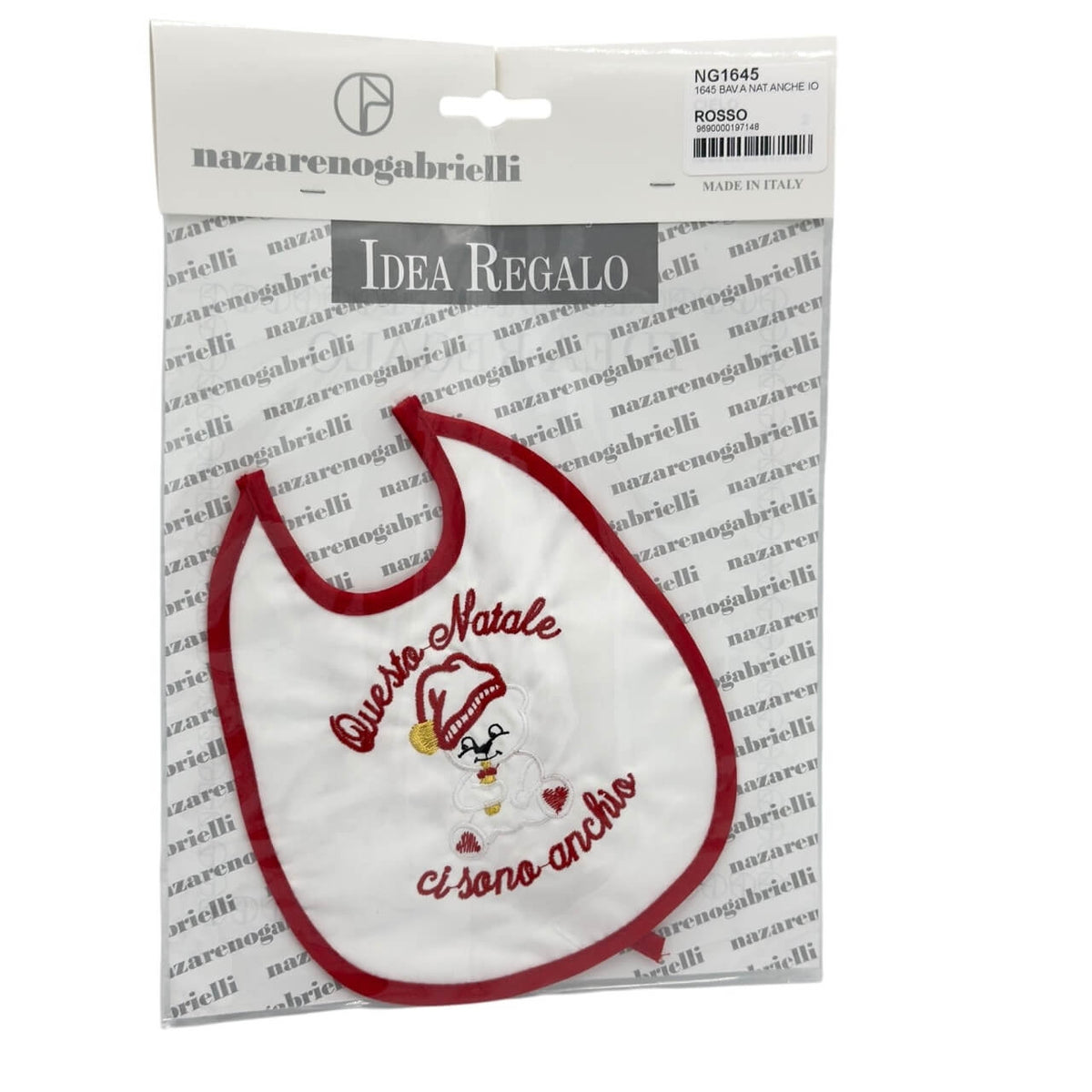 Bavoir de Noël à envers en plastique