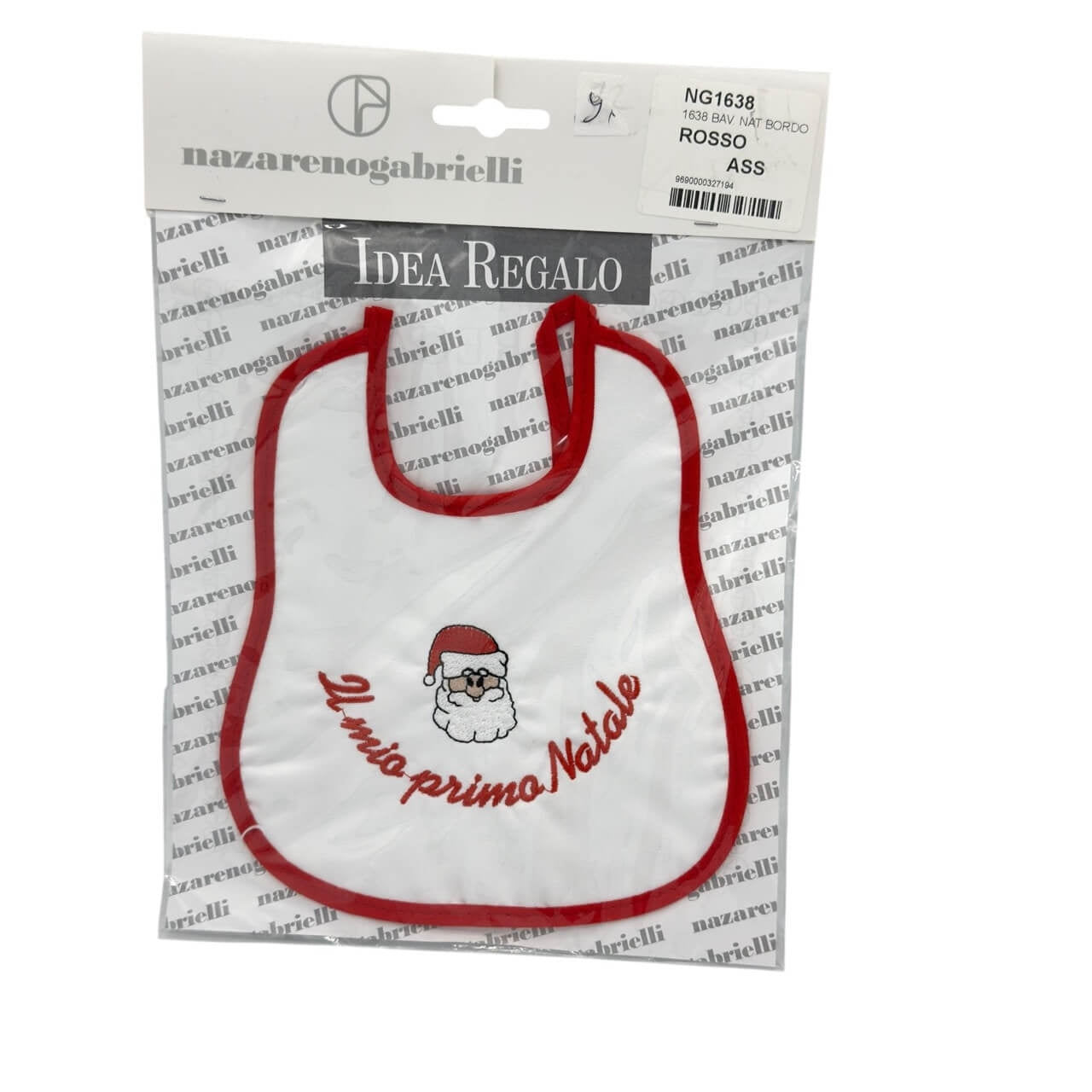 Bavoir de Noël à envers en plastique