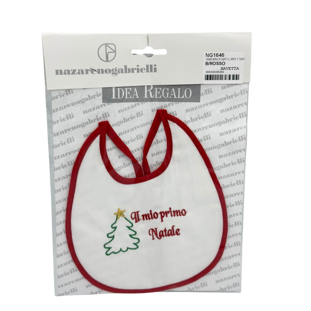 Bavoir de Noël à envers en plastique