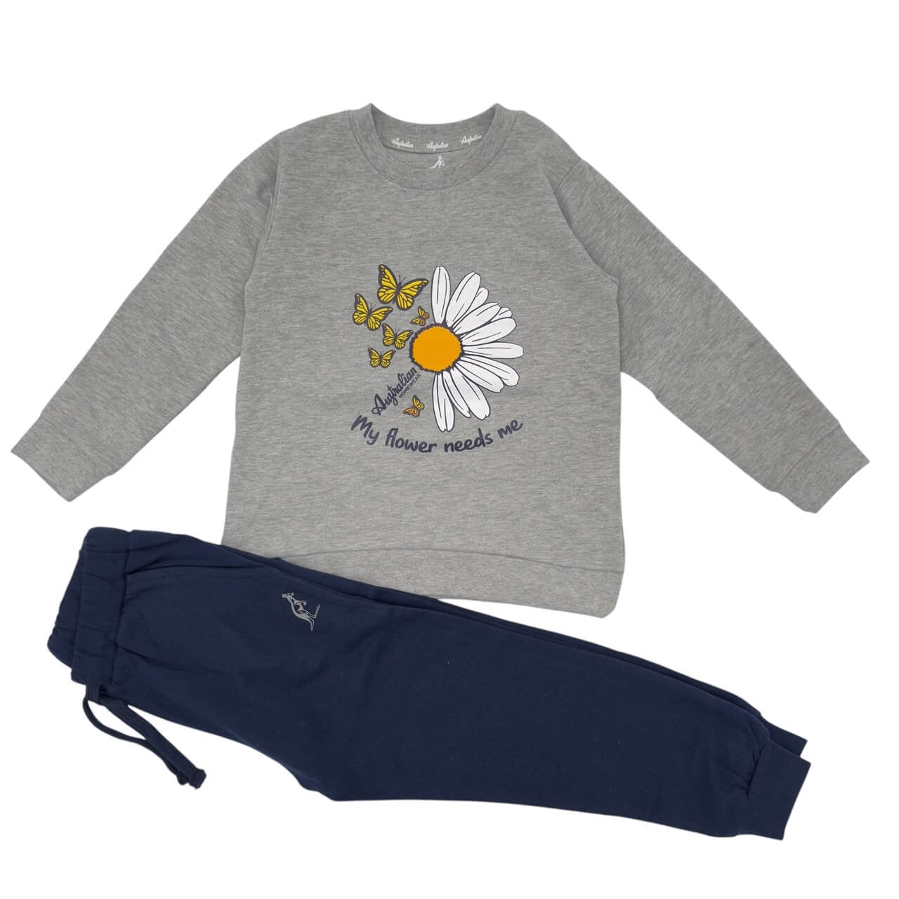 Pyjama en peluche pour bébé fille australienne