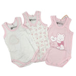 Débardeur 3 pièces 100 % coton Melanie