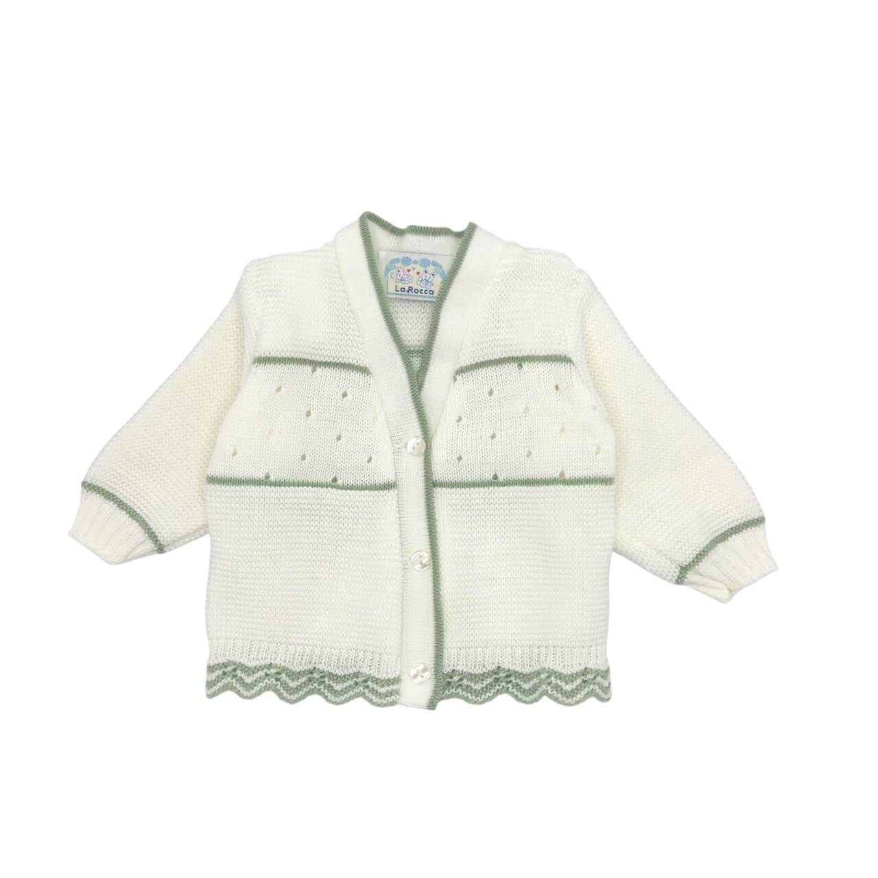 Pull en laine mélangée 0/6 mois