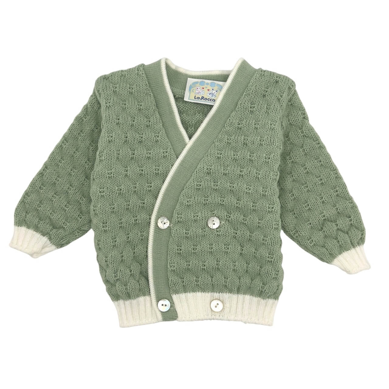 Pull en laine mélangée 0/6 mois
