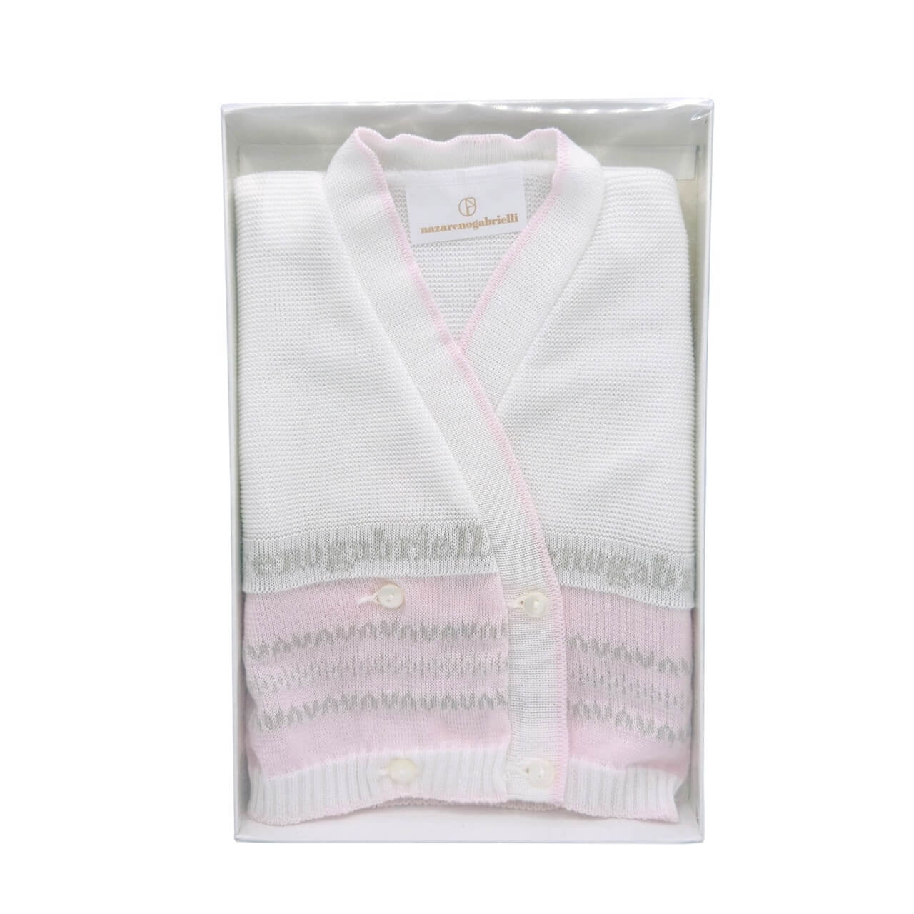 Cardigan Wrap Wrap en fil Nazareno Gabrielli