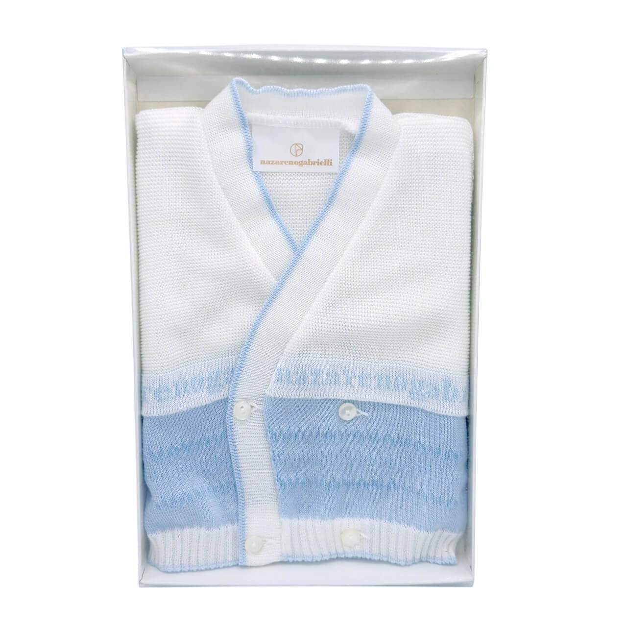 Cardigan Wrap Wrap en fil Nazareno Gabrielli