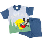 Pyjama court en coton Disney Mickey Mouse