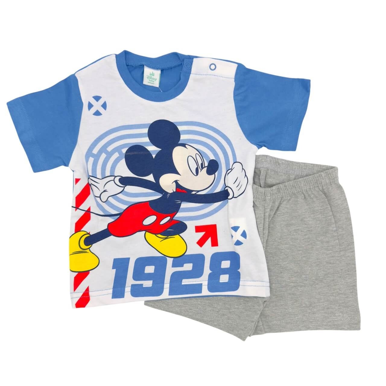 Pyjama court en coton Disney Mickey Mouse
