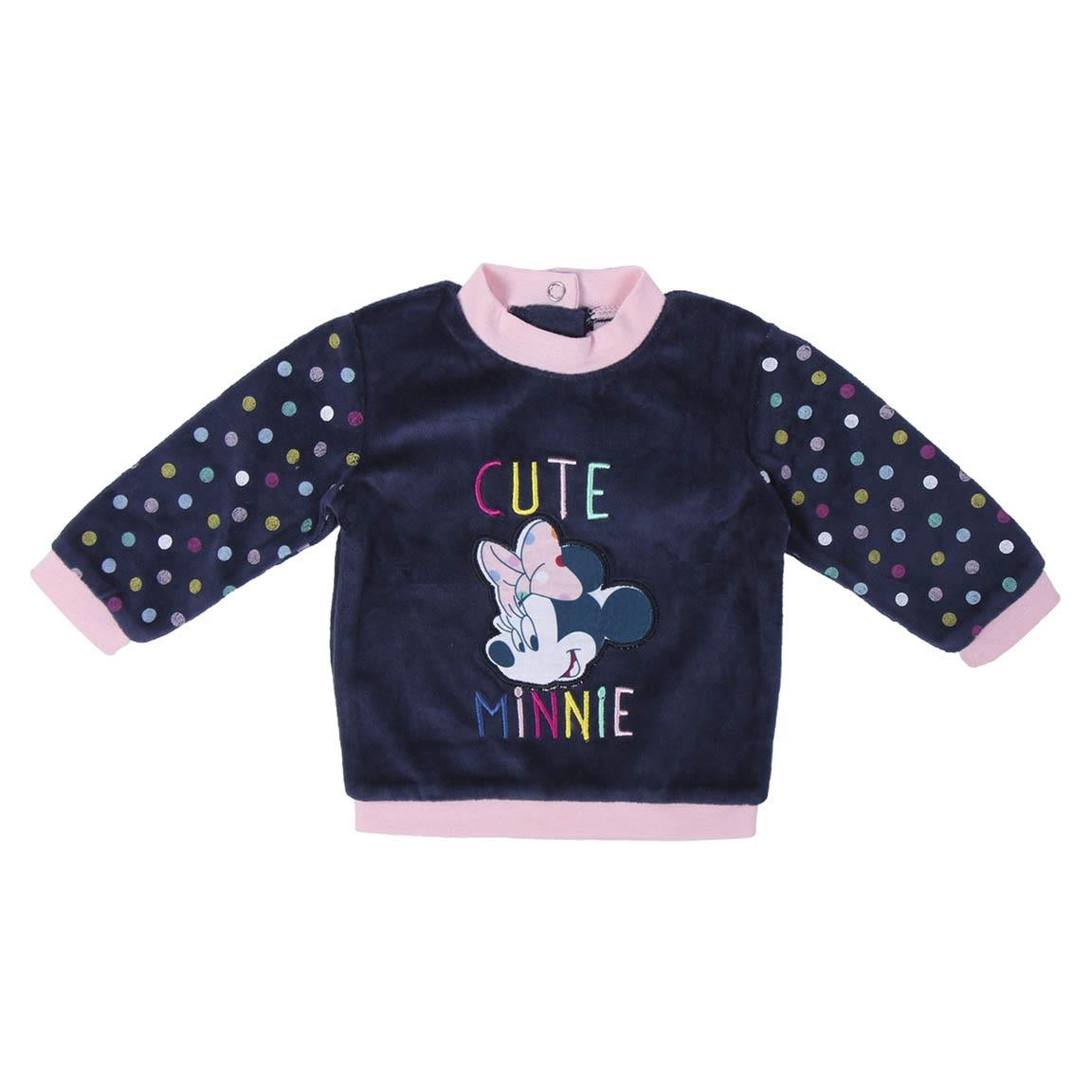 Combinaison Minnie Mouse en chenille 2 pièces
