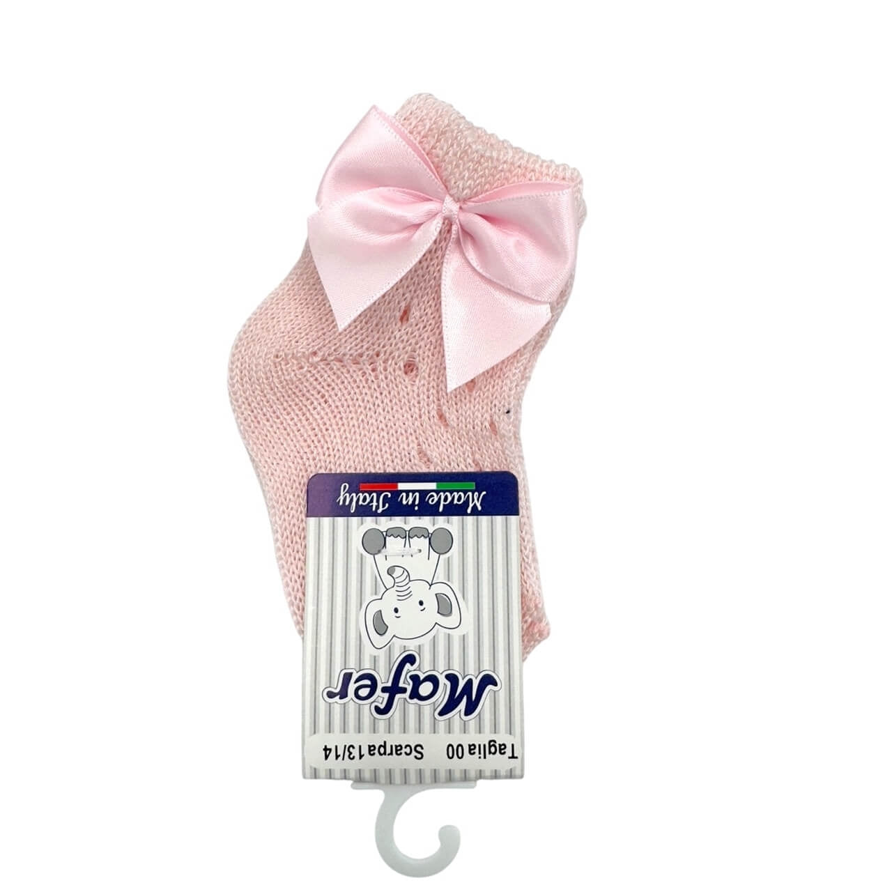 Chaussette en coton avec noeud
