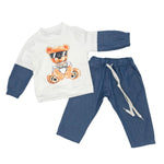 Ensemble en coton pour nouveau-né 