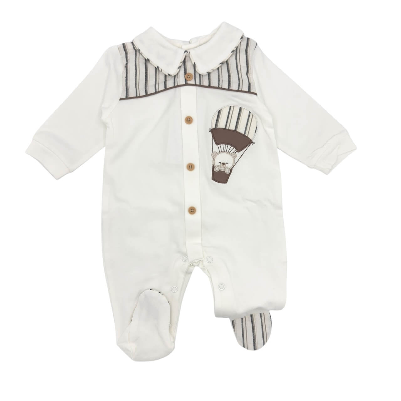 Barboteuse bébé en coton pastel