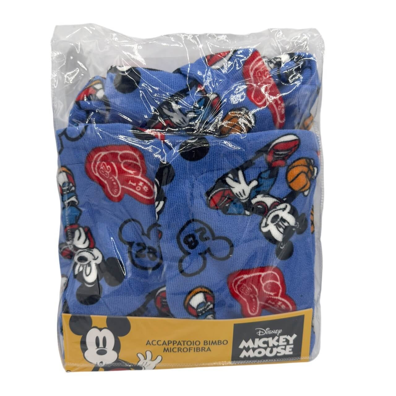 Accappatoio Microfibra Bimbo Disney Mickey Mouse