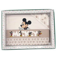 Completo Lettino Mickey Mouse Disney 100% Cotone