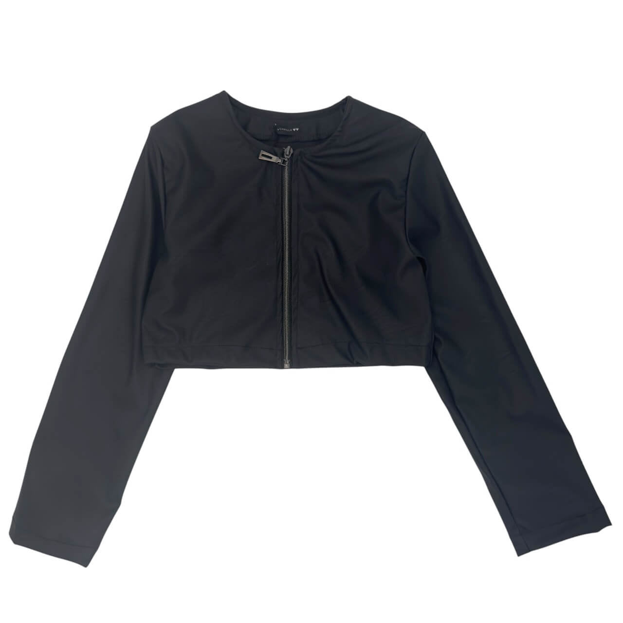 Veste bébé en éco-cuir