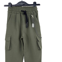 Pantalon cargo Pierre Cardin à poches pour enfants