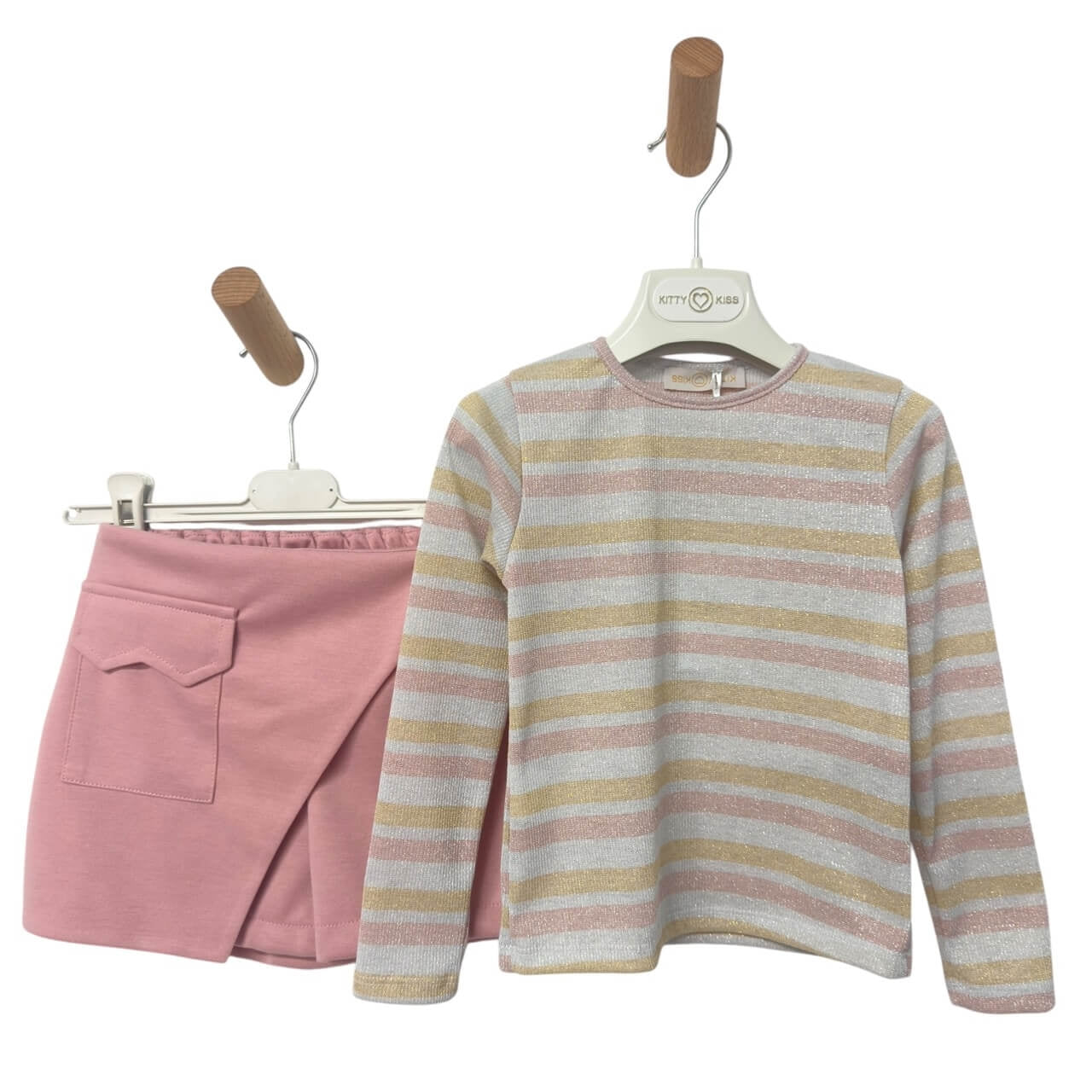 Tenue bébé fille pailletée