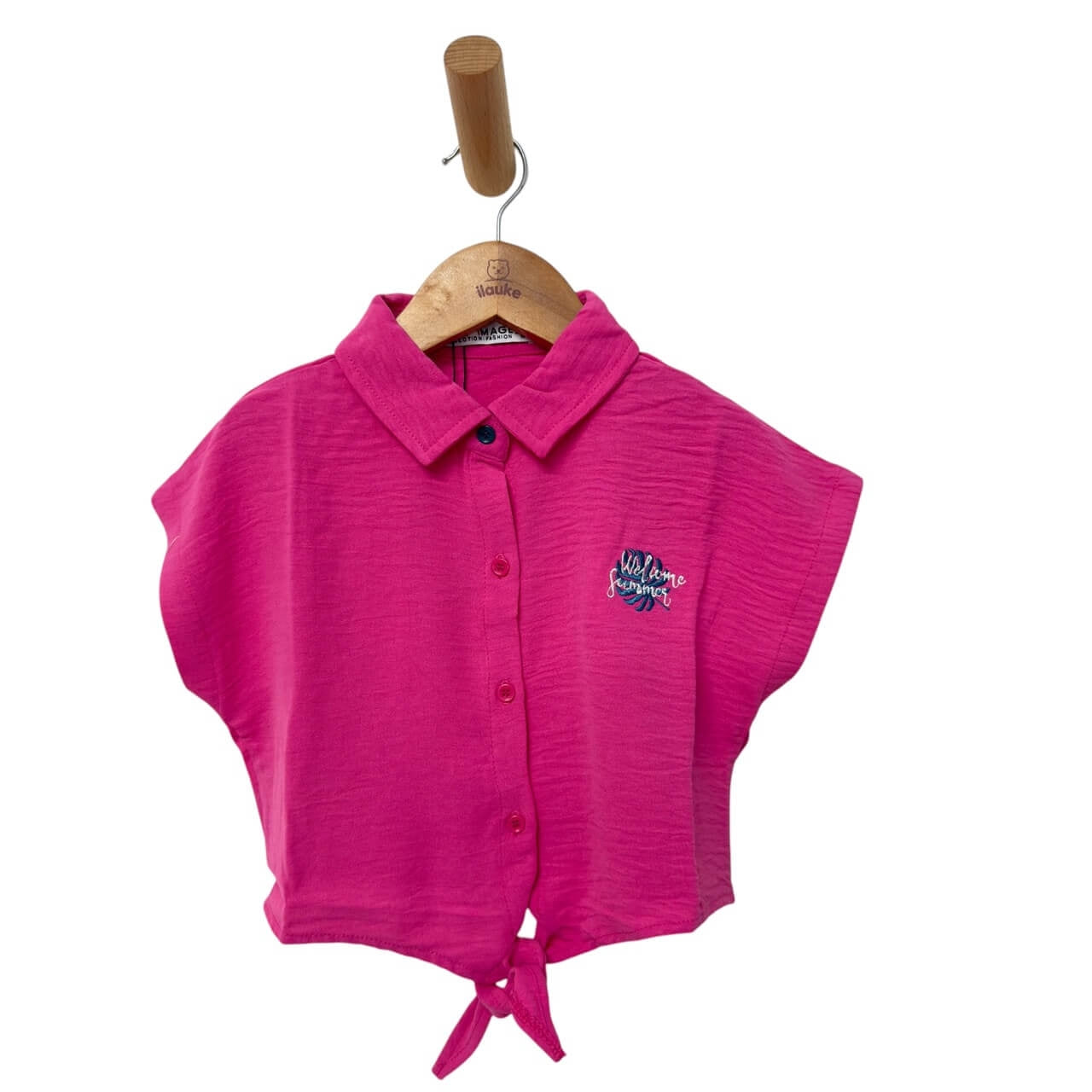 Chemise courte pour fille
