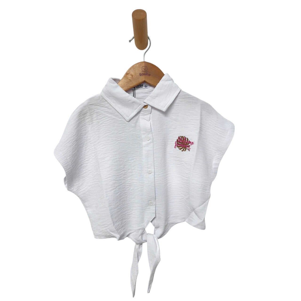 Chemise courte pour fille