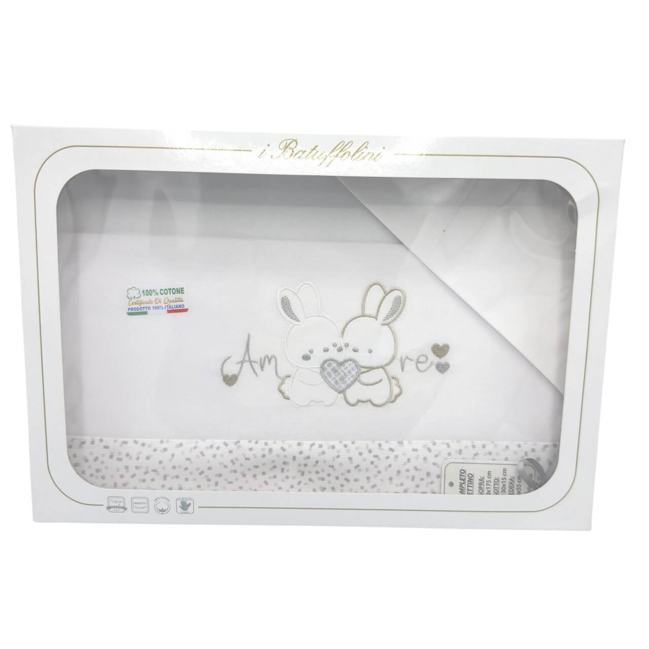 Ensemble complet berceau/lit bébé 100 % coton