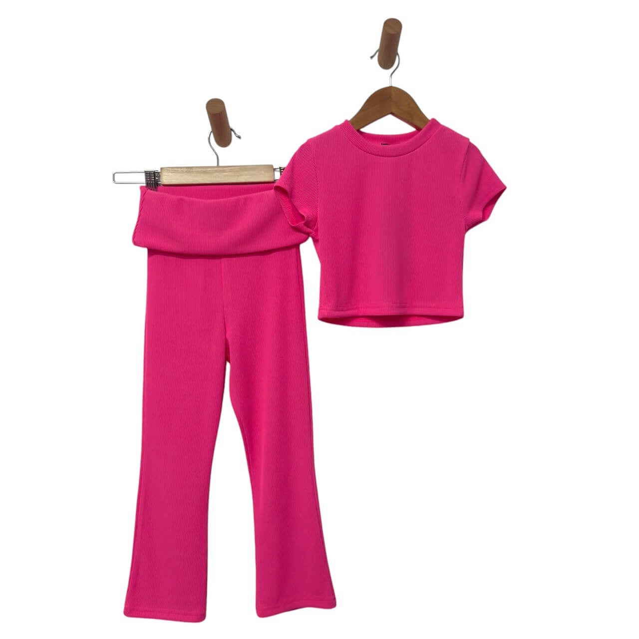 Ensemble bébé fille côtelé