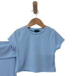 Ensemble bébé fille côtelé