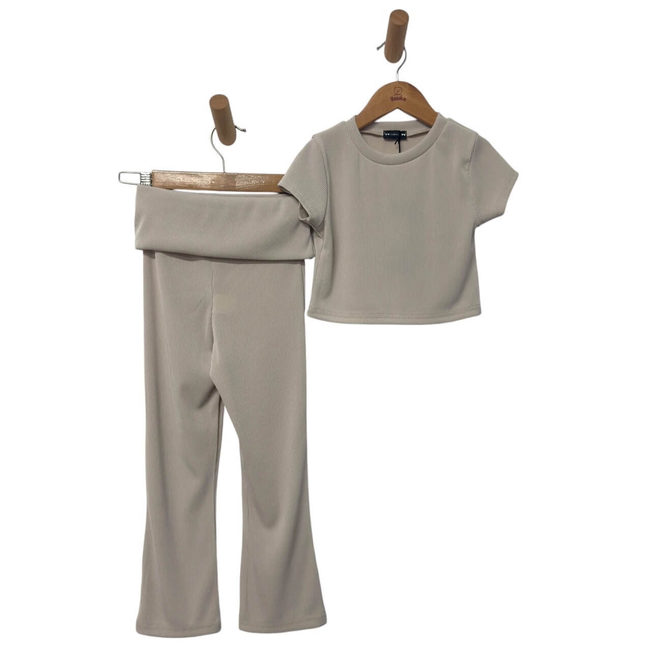 Ensemble bébé fille côtelé