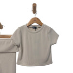 Ensemble bébé fille côtelé