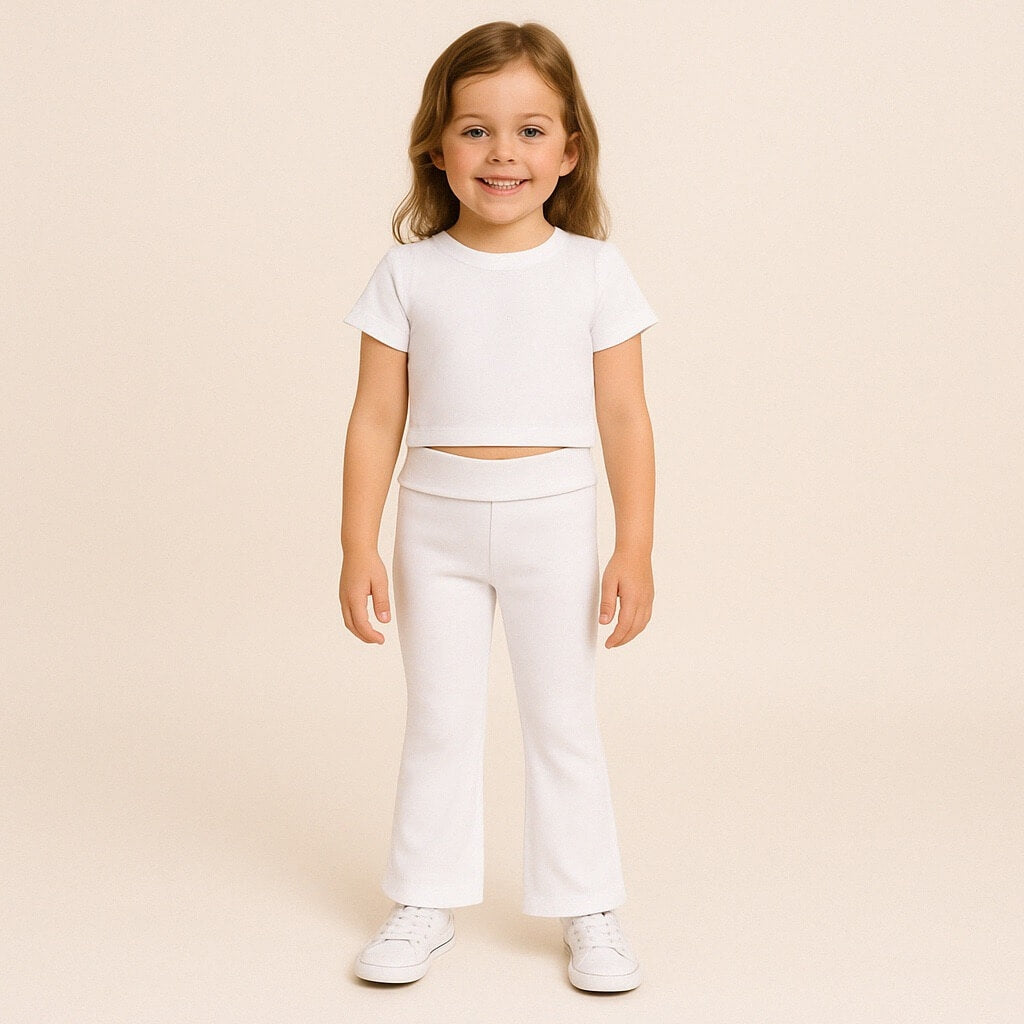 Ensemble bébé fille côtelé