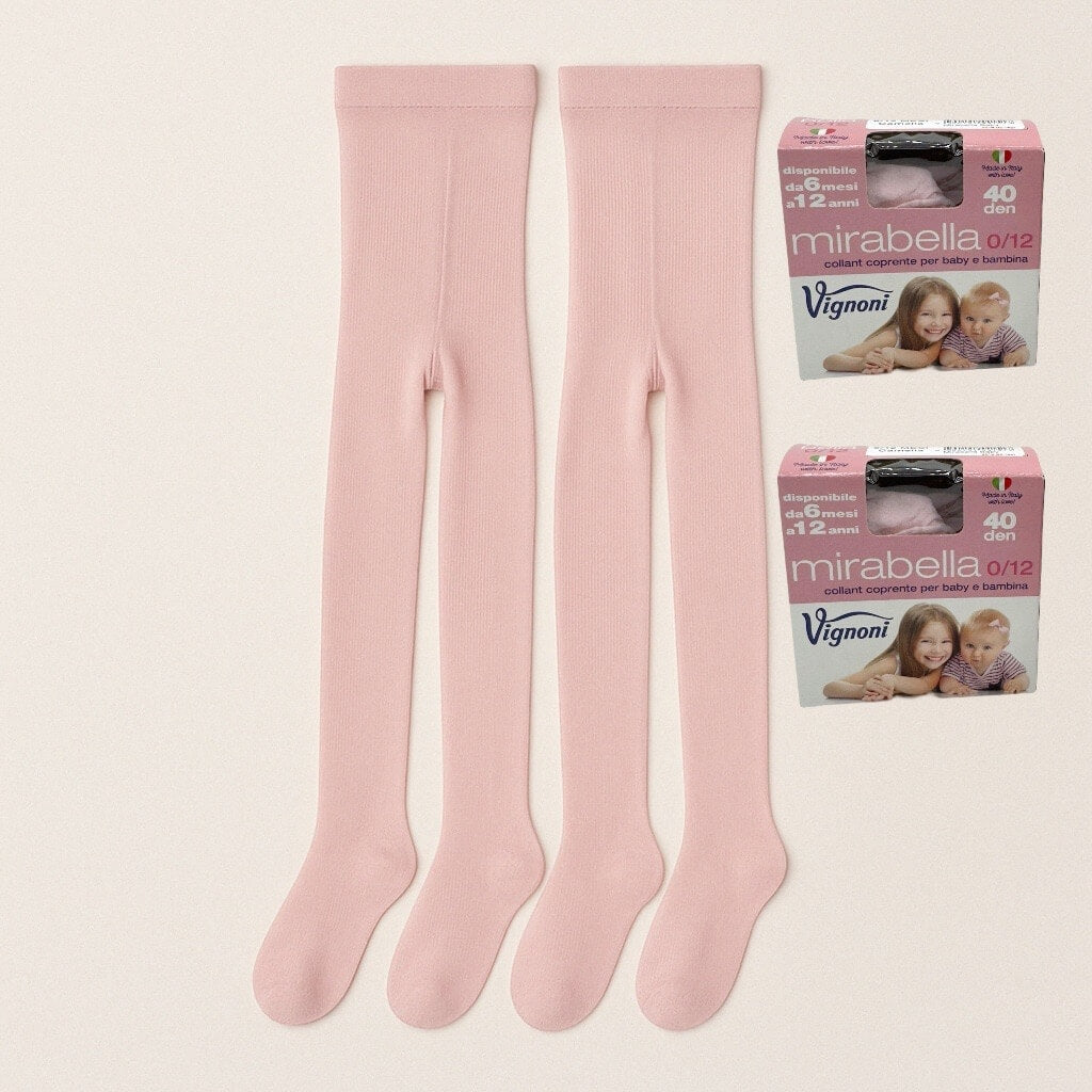 2 chaussettes Filanca roses Vignoni